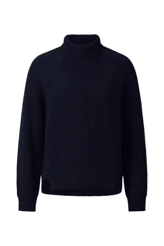 Rich & Royal - Cozy Crew Turtle Neck midnight blue - Gr. - XS
