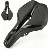 Luckice Fahrradsattel Universal Fahrradsattel mit Memory-Schaum für MTB Rennrad Gravel Ebike (Fahrradsattel Sattel Bikesattel Mountainbikesättel Ergonomisch Superleicht, 1-tlg., Lieferinhalt: 1 x Carbon Fahrradsattel), Memory Schaum Fahrradsattel Mou