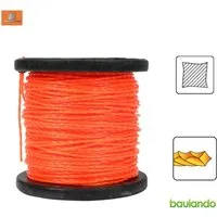 TRIZERATOP Trimmerfaden Leiser Mähfaden, Trimmerfaden, vierkant 2,4mm x 90m