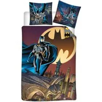 Batman Bettwäsche Set aus Poly-Baumwolle Decke & Kissenbezug 140x200 + 65x65 cm
