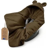 Einschlagdecke Babyschale Bouclé Winter Fußsack Neugeborene Winterschlafsack Blanket, Totsy Baby