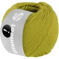 LANA GROSSA GLAMCOT Häkelwolle, 155 m (zart glänzende, multifile Baumwoll-Viskosemischung), 50 g