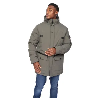 Crosshatch - "Legender" Parka für Herren (Oliv)