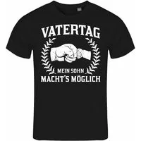 deinshirt Print-Shirt Herren T-Shirt Vatertag mein Sohn machts möglich Funshirt mit Motiv