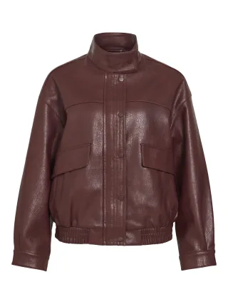 VILA - VIFIMA L/S HIGH NECK JACKET /OTW Port Royale - Gr. - 40