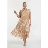 YOEK A-Linien-Kleid Damen Kleid mit Druck mit Frontprint