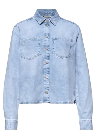 Street One - Jeansblouse blau - Gr. - 38