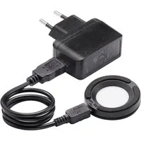 ETT Solaruhr-Schnellladelampe (3-tlg., bestehend aus Ladelampe, Ladekabel mit USB-Anschluss & Adapter, Ladegerät, für alle Solaruhren geeignet, einfaches Laden)