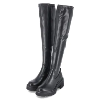 Tamaris Overkneestiefel - Gr. 36 - Schwarz - Synthetik