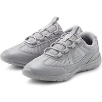 LASCANA Freizeitschuh, Halbschuh, Turnschuhe, Slip-On-Sneaker, Sneaker zum Reinschlüpfen mit elastischen Schnürbändern VEGAN