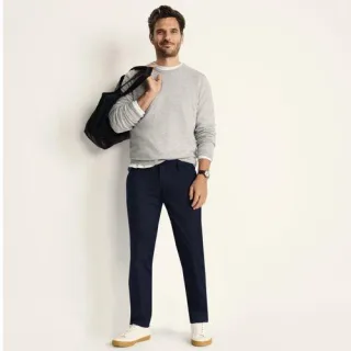 Slim Fit Ultimativ-Chino, Herren,  Blau, Baumwolle/Elasthan/Polyester, by Lands' End