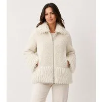 MILESTONE Fellimitatjacke MSRaya im extravaganten Fake Fur Look