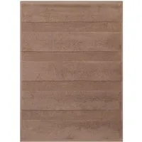 Betz Badematte Badvorleger Deluxe 50x70 cm Farbe Mokka, nicht beschichtet, beidseitig nutzbar, Baumwolle, besonders dick