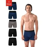 Barrio 13 Retro Boxer Herren Boxershorts Unterhosen aus Baumwolle (Packung, Set, Spar-Pack, 5-St., 5er-Pack) mit Komfortbund, ohne Logo