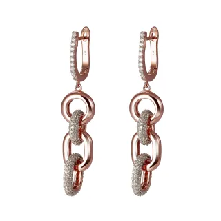 Orphelia 'Berlina' Tropfenohrringe aus 925er Sterlingsilber für Damen - Rosé ZO-7416