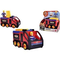 SIMBA Spielzeug-Feuerwehr Feuerwehrmann Sam Junior Jupiter Neue Version, mit beweglicher Figur
