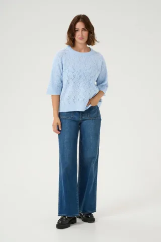 Strickpullover Loose fit blue