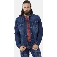 Cipo & Baxx Jeansjacke CJ289 mit Knopfleiste
