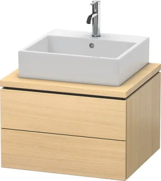 Duravit L-Cube Konsolenwaschtischunterbau wandhängend Mediterrane Eiche Matt 620x547x400 mm - LC5815 LC581507171