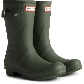 Hunter Original Kurze Gummistiefel für Damen in Dunkeloliv