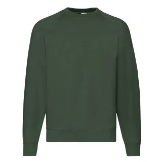 Fruit of the Loom - "Classic" Sweatshirt für Herren Raglanärmel (Flaschengrün)