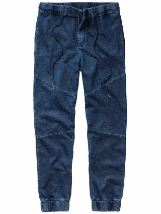 Mey & Edlich Herren Couch-Jogger-Sweatpants Schwarz 100 % Baumwolle (Rohstoff aus kontrolliert biologischem Anbau)