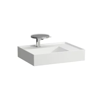 LAUFEN Waschtisch Kartell · LAUFEN 600x460, ohne Hahnloch, weiß matt, 81033.4, 8103347571121 H8103347571121