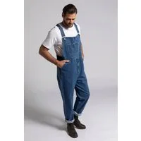 JP1880 Cargohose Latzhose Workwear Jeans viele Taschen Relaxed Fit