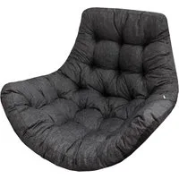 Hobbygarden Stuhlkissen Hängesessel Kissen Polster Auflage für Polyrattan Rattan Hängeschaukel, Sitzauflage für Hängekorb Rückenkissen für Hängesitz Indoor & Outdoor