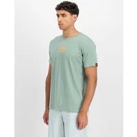 Alpha Industries Rundhalsshirt Basic T ML Baumwolle, regular fit