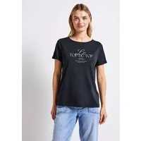 STREET ONE Print-Shirt aus Baumwolle mit Stretchante
