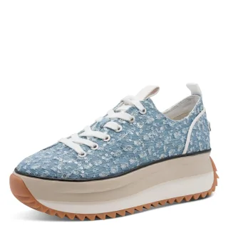 Tamaris - Da.-Schnürer denim - Gr. - 40