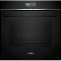 SIEMENS Pyrolyse Backofen iQ700 HR776G1B1, Pyrolyse-Selbstreinigung, Intelligenter Backofen dank Assistent mit Sprachsteuerung