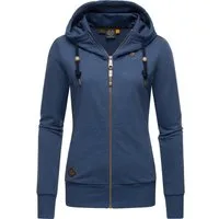 Ragwear Kapuzensweatjacke Paya Intl. sportlicher Damen Kapuzensweater mit Kordeln