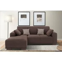 OTTO home Ecksofa BORNHOLM L-Form, B: 234 cm - OTTO. Verlässliche Qualität., Recamiere links oder rechts bestellbar, Wellenfederung, inkl. 2 Kissen