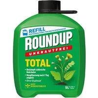 ROUNDUP Unkrautbekämpfungsmittel Roundup Unkrautfrei TOTAL, 5 L Fertigmischung