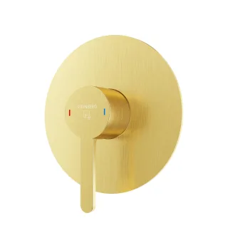Steinberg Serie 341 Fertigmontageset für Brause-Einhebelmischer, Gold gebürstet 341 2250 3 BG