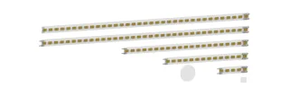Keuco LED-Satz Lumos LSP Ersatzteil SPS 90105 2xGesamtlänge 887+607mm f. 14597/8..30, 90105000125 90105000125