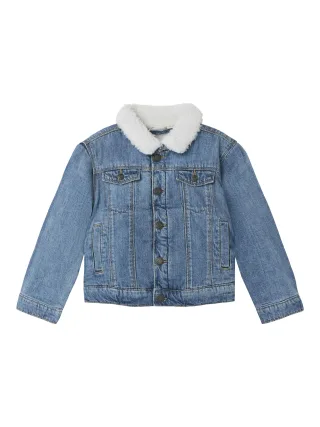 NAME IT - NMMJACK TEDDY DNM JACKET 1101-OV N medium blue denim - Gr. - 116