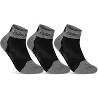 sockenkauf24 Funktionssocken Coolmax LED Fahrrad-Socken für Herren & Damen (3-Paar) Reflektor Radsport Socken 50303P WP