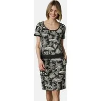 Ragwear Sommerkleid Baomi Tropic YOUMODO Gemustertes Kurzarm Kleid für Damen