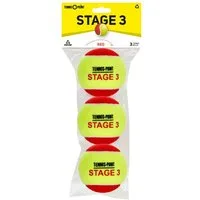 Tennis-Point Tennisball TP Stage 3 - Tennisbälle - Play and Stay Ball - (3er Beutel)