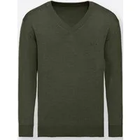Witt Strickpullover V-Pullover Langarm