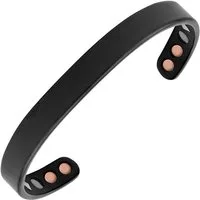Lunavit Armband Lunavit Magnet Titan Armspange Harmony slim, Schwarz