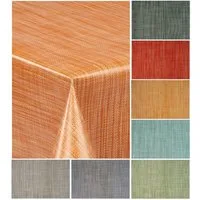 laro Tischdecke Wachstuch-Tischdecke Wachstischdecke Gartentischdecke Leinenoptik
