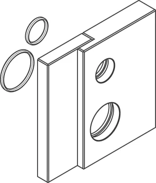 Hansgrohe Axor Edge Rosette für Einhebel 93569000