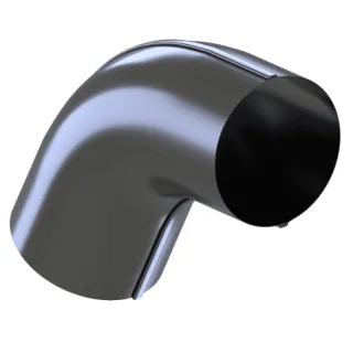 STAHL Dachrinnen Fallrohrbogen 60° | Ø 100 mm