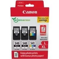 Tinte Photo Value Pack 2x PG-540CL-541XL inkl. 50 Blatt 10x15 Fotopapier