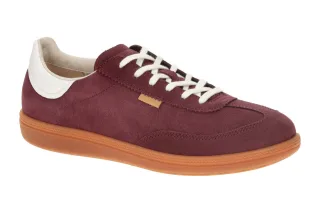 Ecco 235813 SOFT 11 Women's Sneaker in Rot Dark Ruby/Bright White mit herausn...