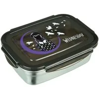 Wednesday Lunchbox Edelstahl Lunchbox 550 ml für Schule Ausflüge und Alltag, Edelstahl